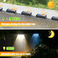Solar Fence Lights – Waterproof RGB & Warm White LED Step Lights