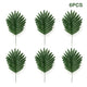 Artificial Tropical Palm Leaves Safari Jungle Decorations Hawaiian Luau Party Leaf Home Table Decor Wedding Birthday Fake Plants