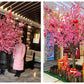Artificial Peach Tree for Christmas, Simulation Cherry Tree, Outdoor Garden, Large Wishing Peach Tree, Wedding Center Decoration