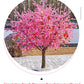 Artificial Peach Tree for Christmas, Simulation Cherry Tree, Outdoor Garden, Large Wishing Peach Tree, Wedding Center Decoration