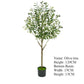 Large Olive Tree Artificial Plant Fake Olive Tree with Pot 60cm-240cm Tropical Silk Tree for Home Office Shop Party Decoration