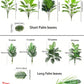 1pc Large Artificial Palm Plants Leaves Faux Fake Tropical Large Palm Tree Imitation Leaf Home Floor Decoration 70-120cm
