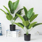 Artificial Plants Large Tropical Palm Tree Fake Banana Plants Leaves Real Touch Plastic Monstera Plant for Home Garden Decor