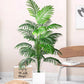 53-123cm  Artificial Palm Tree Tropical Fake Plant Green Plastic Palm Leaf Branches Suitable for Home Garden Decoration