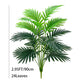 35-150cm Large Artificial Palm Tree Tropical Plants Green Plastic Palm Leafs Fake Banyan Tree for Home Garden Shop Party Decor