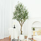 Large Olive Tree Artificial Plant Fake Olive Tree with Pot 60cm-240cm Tropical Silk Tree for Home Office Shop Party Decoration