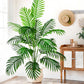 53-123cm  Artificial Palm Tree Tropical Fake Plant Green Plastic Palm Leaf Branches Suitable for Home Garden Decoration