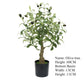 Large Olive Tree Artificial Plant Fake Olive Tree with Pot 60cm-240cm Tropical Silk Tree for Home Office Shop Party Decoration