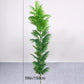 35-150cm Large Artificial Palm Tree Tropical Plants Green Plastic Palm Leafs Fake Banyan Tree for Home Garden Shop Party Decor