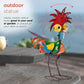 HQ Funny Chicken Decor Metal Statues Home Garden Farm Yard Decorations Creative Rooster Miniature Ornaments Home Figurines Decor