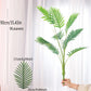 90-120cm Large Artificial Palm Tree Tropical Fake Plants Green Plastic Palm Leafs Big Monstera Tree Branch For Home Garden Decor