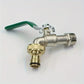 Brass Faucet Hose Connector – Quick Connect Adapter for 1/2 & 3/4 Garden Watering