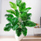 53-123cm  Artificial Palm Tree Tropical Fake Plant Green Plastic Palm Leaf Branches Suitable for Home Garden Decoration