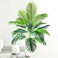 53-123cm  Artificial Palm Tree Tropical Fake Plant Green Plastic Palm Leaf Branches Suitable for Home Garden Decoration