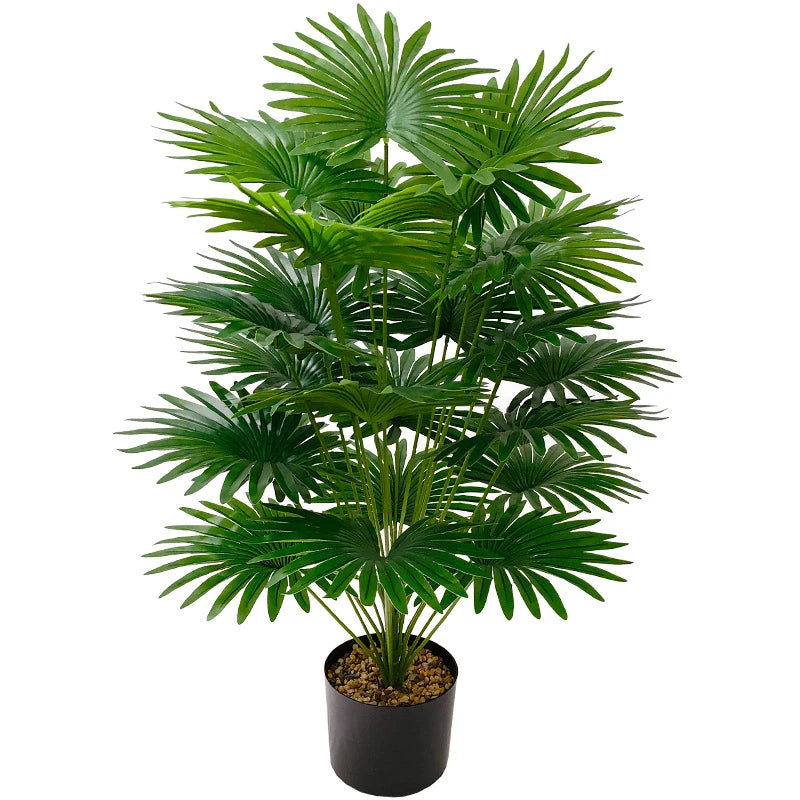 Artificial Tropical Tung Palm Tree large Floor Standing / Nordic Style Green Fake Plant Home Garden Decoration