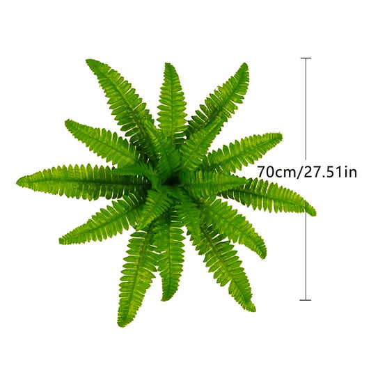 Large realistic simulated plants Faux Ferns Outdoor Planter Large UV Resistants Lifelike Artificial Fern artificial tree decor
