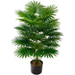 Large Size Artificial Palm Tree Plants Green Leaf Simulated Bonsai Potted Decoration Floor Home Garden Office Patry Decor Ornament