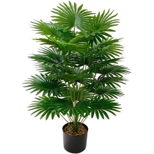 Large Size Artificial Palm Tree Plants Green Leaf Simulated Bonsai Potted Decoration Floor Home Garden Office Patry Decor Ornament