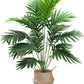 70-120cm Large Artificial Palm Tree Plastic Turtle Back Plants Leaf Schefflera Tropical Tree Home Office Party Outdoor Decor