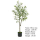 Large Olive Tree Artificial Plant Fake Olive Tree with Pot 60cm-240cm Tropical Silk Tree for Home Office Shop Party Decoration