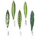 10PCS Palm Artificial Plants Leaves Decorations Faux Large Tropical Palm Leaves for Home Kitchen Party Flowers Wedding Decor