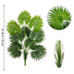 55-110CM Artificial Palm Plant Branch Faux Plant Monstera large leaf Ornament indoor fake Plant for Home Office Room Decoration