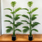 Large Artificial Palm Plant15Leaf - Perfect choice for home and office decoration，Indoor and outdoor use，Not including the basin