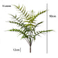 120cm Large Artificial Palm Fake Plants Branch Real Touch Palm Leaves Tropical Plants Branches for Home Office Indoor Decoration