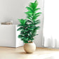 35-150cm Large Artificial Palm Tree Tropical Plants Green Plastic Palm Leafs Fake Banyan Tree for Home Garden Shop Party Decor