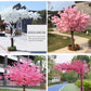Artificial Cherry Tree for Home Decoration, Maple Tree, Wedding Decoration, Christmas Holiday Party, Hotel Mall
