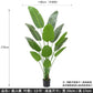 Large Artificial Palm Tree Tropical Fake Plants Green Plastic Palm Leafs Big Monstera Tree Branch For Home Garden Decor