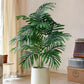 70-80cm Large Artificial Palm Tree Tropical Green Leaves Fake Plants Plastic Monstera Faux Tree Branch for Home Kitchen Decor
