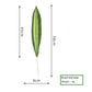 10PCS Palm Artificial Plants Leaves Decorations Faux Large Tropical Palm Leaves for Home Kitchen Party Flowers Wedding Decor