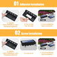 Solar Fence Lights – Waterproof RGB & Warm White LED Step Lights