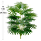 Large Size Artificial Palm Tree Plants Green Leaf Simulated Bonsai Potted Decoration Floor Home Garden Office Patry Decor Ornament