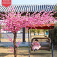 Artificial Peach Tree for Christmas, Simulation Cherry Tree, Outdoor Garden, Large Wishing Peach Tree, Wedding Center Decoration