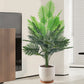 90-120cm Large Artificial Palm Tree Tropical Fake Plants Green Plastic Palm Leafs Big Monstera Tree Branch For Home Garden Decor