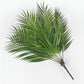52cm 9Leaves Artificial Tropical Plants Fake Palm Plant Branch Green Leaves For Home Garden Office Jungle Carnival Decoration 52