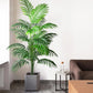 68-120cm Large Artificial Palm Tree Tropical Fake Plant Green Plastic Palm Leaf Branches Suitable for Home Garden Decoration