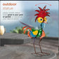 HQ Funny Chicken Decor Metal Statues Home Garden Farm Yard Decorations Creative Rooster Miniature Ornaments Home Figurines Decor