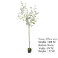 Large Olive Tree Artificial Plant Fake Olive Tree with Pot 60cm-240cm Tropical Silk Tree for Home Office Shop Party Decoration