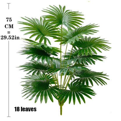 Artificial Tropical Tung Palm Tree large Floor Standing / Nordic Style Green Fake Plant Home Garden Decoration