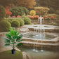 2pcs Durable Lifelike Artificial Palm Plant with Natural Green Leaves & Sturdy Pot - Indoor/Outdoor Modern Decor, Perfect Low