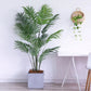 Large Artificial Palm Tree Tall Fake Plants Tropical Monstera Branch Green Plastic Leaves For Home Garden Outdoor Decor