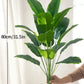 Artificial Plants Large Tropical Palm Tree Fake Banana Plants Leaves Real Touch Plastic Monstera Plant for Home Garden Decor