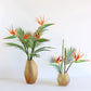 Large Bird of Paradise Artificial Tropical Flower Faux Heaven Bird Plant for Home Office Garden Decor Flower Arrangement