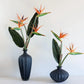 Large Bird of Paradise Artificial Tropical Flower Faux Heaven Bird Plant for Home Office Garden Decor Flower Arrangement
