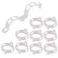 Reusable Plastic Plant Support Clips – Grafting & Vine Protection for Tomatoes & Vegetables