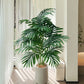 70-80cm Large Artificial Palm Tree Tropical Green Leaves Fake Plants Plastic Monstera Faux Tree Branch for Home Kitchen Decor