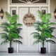 24Leaves Areca Palm Simulation Green Plants Realistic Artificial Trees Suitable For Bedroom Living Room Outdoor Decoration